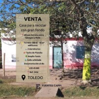 Venta Casa en Toledo – PARA RECICLAR, 2 dormitorios, plancha y fondo amplio | Fuentes Cappi Propiedades Venta Casa en Toledo – PARA RECICLAR, 2 dormitorios, plancha y fondo amplio | Fuentes Cappi Propiedades