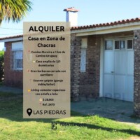 Alquiler Casa en Zona de Chacras, Las Piedras – 2/3 Dorm., Barbacoa y Galpón | Fuentes Cappi Propiedades – Ref. 2470 Alquiler Casa en Zona de Chacras, Las Piedras – 2/3 Dorm., Barbacoa y Galpón | Fuentes Cappi Propiedades – Ref. 2470