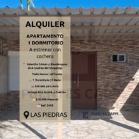 Alquiler Apartamento en Las Piedras – 1 Dormitorio, A Estrenar con Cochera – Fuentes Cappi Propiedades Alquiler Apartamento en Las Piedras – 1 Dormitorio, A Estrenar con Cochera – Fuentes Cappi Propiedades