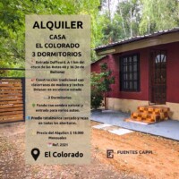 Alquiler Casa en El Colorado – 3 Dormitorios, Fondo y Entrada de Auto – Fuentes Cappi Propiedades – Ref. 2521 Alquiler Casa en El Colorado – 3 Dormitorios, Fondo y Entrada de Auto – Fuentes Cappi Propiedades – Ref. 2521