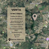 Venta Chacra en Barros Blancos – 14 Hectáreas, Doble Acceso y Costa de Arroyo – Fuentes Cappi Propiedades – Ref. 2534 Venta Chacra en Barros Blancos – 14 Hectáreas, Doble Acceso y Costa de Arroyo – Fuentes Cappi Propiedades – Ref. 2534